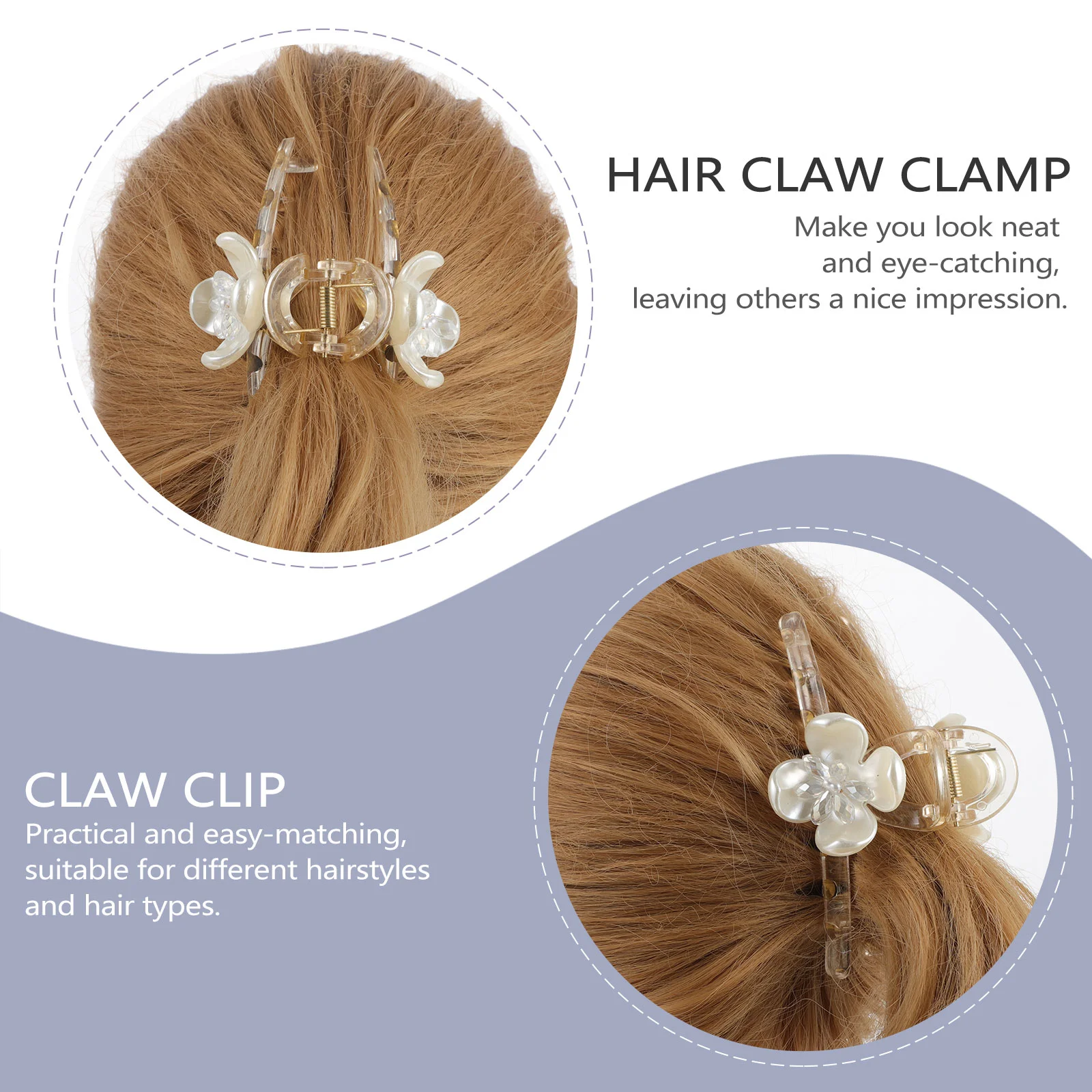 

Alloy Crystal Flower Hair Clip Hair Pin Creative Hair Clip Headwear