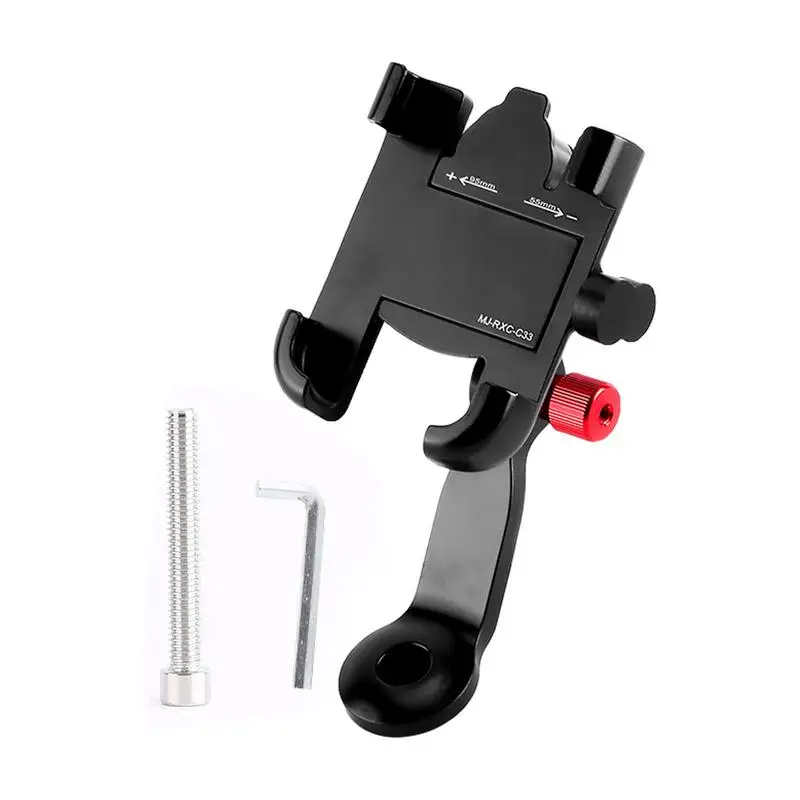 

Bicycle Phone Mount Aluminum Alloy Shockproof Stable Rotatable Phone Bracket Universal Anti-Slip Phone Holder Bicycle
