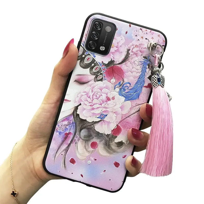 chinese style tassel phone case for umidigi a11 soft case for man silicone soft shockproof free global shipping