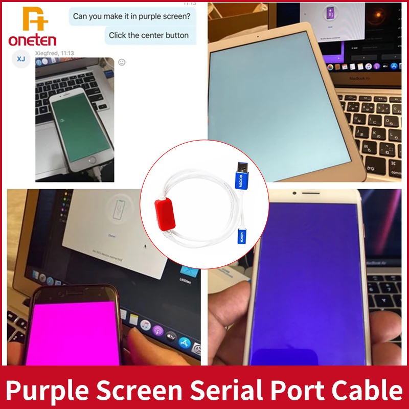 

MAGICO DCSD Cable For iPhone Enter Purple Screen Serial Port Engineering Cable DCSD USB Cable For iPhone 7/7P/8/8P/X