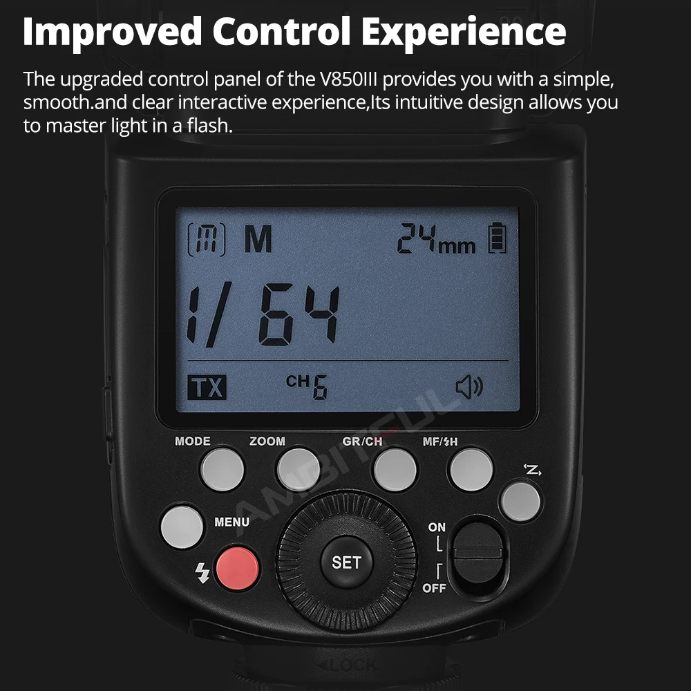 Беспроводная вспышка Godox 76 Вт GN60 V850III 2 4G X System Speedlite со встроенным литий-ионным