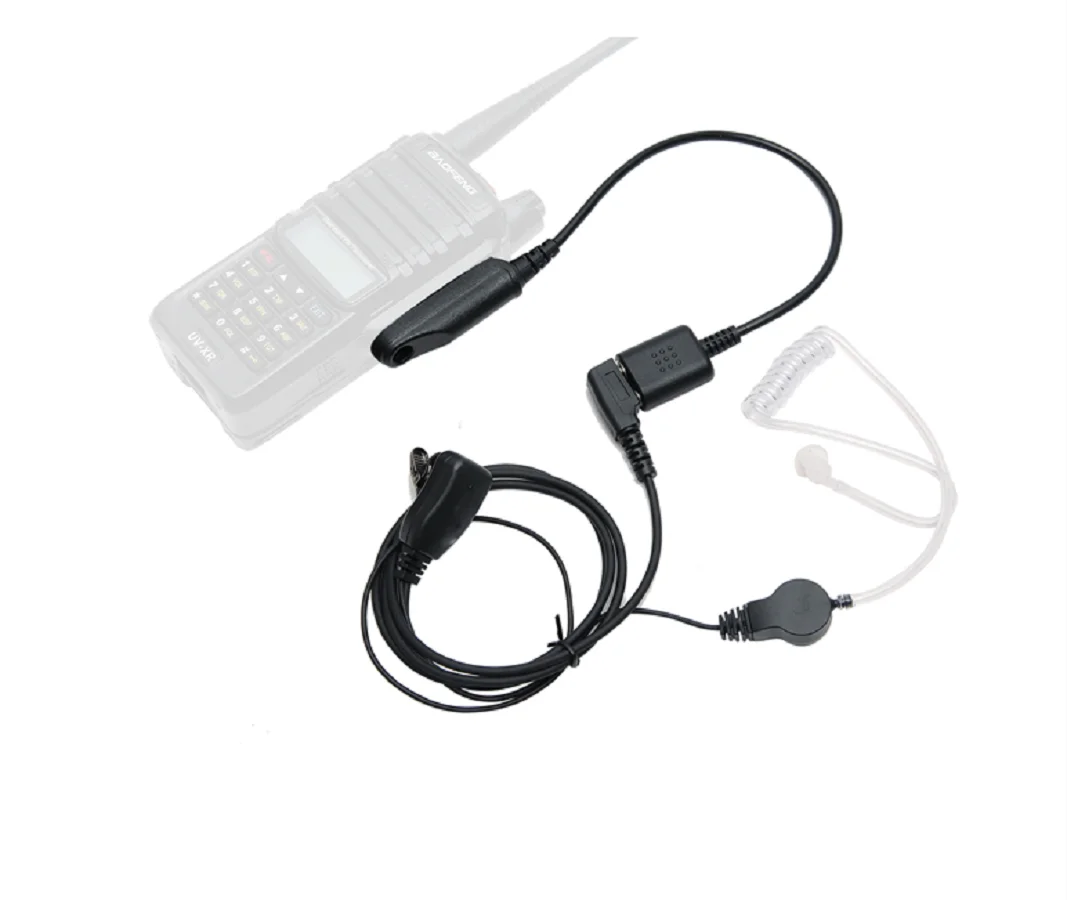 Baofeng BF-A58 BF9700 UV9R UV-XR intercom adapter to convert to 2-pin kenwood plug adapter cable