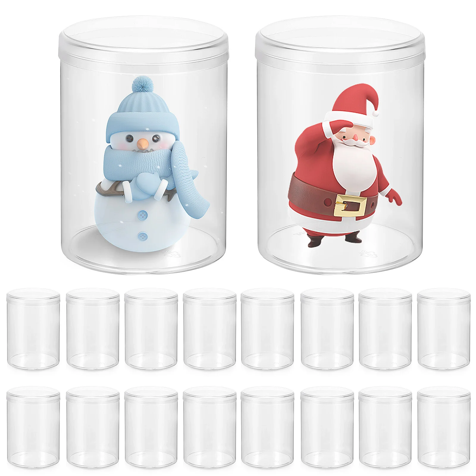 

18 Pcs Figure Display Box Small Clear Plastic Container High Transparency Storage Case Boxes Japanese
