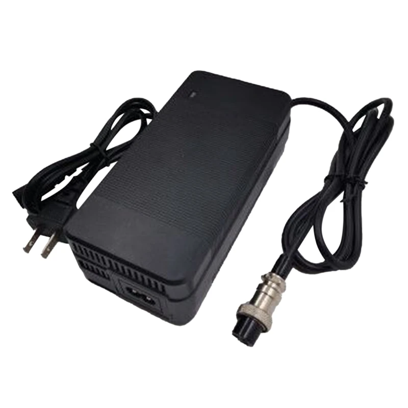 

Quality 42V 3A Battery Charger For Electric Scooter Charger Plug 3P GX16 Connector, 36V Lithium Battery Charger US Plug