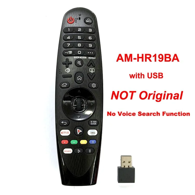 

AN-MR19BA Replace Remote Control For LG Nanocell TV SM80 SM81 SM82 SM85 SM86 SM90 SM95 SM98 SM99 Series 4K UHD UM80 UM75