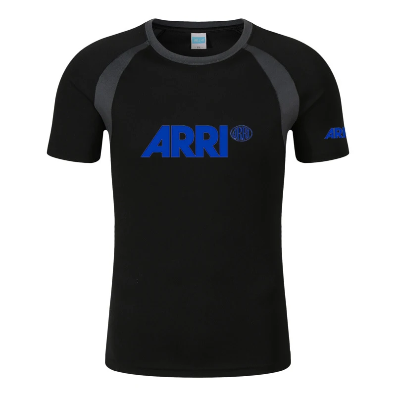 Мужская хлопковая футболка с коротким рукавом принтом Arri |