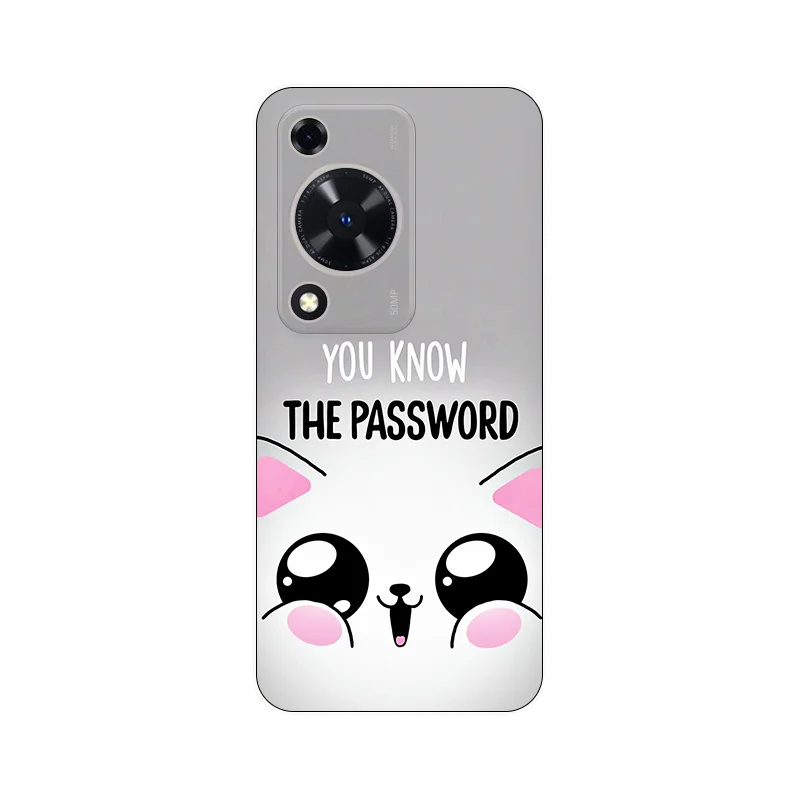 Чехол для Huawei Nova Y72 Y 72 Смешной Симпатичный Силикон Мягкие задние чехлы MGA-LX3