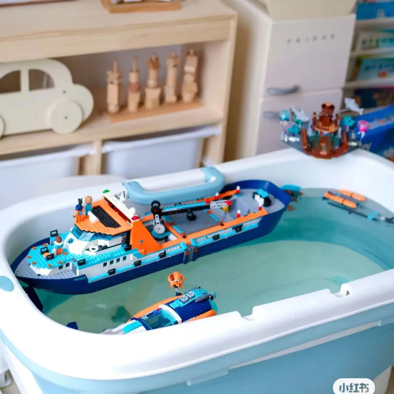 

2023 Новинка 60368 Арктический Explorer корабль строительный блок городской Океанский разведыватель модель корабля игрушки для детей подарки на день рождения