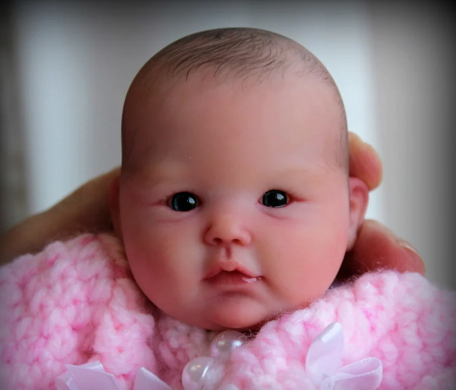 

10inch Mini Bebe Reborn Doll Kit Mina Mini Triplet Unfinished Doll Parts with Body and Eyes Reborn Baby Toys for Children