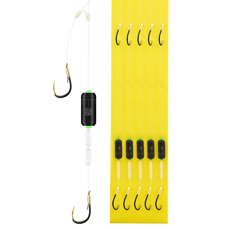 Новинка 5 шт./лот двойные крючки рыболовный крючок Япония с защелкой Вертлюг