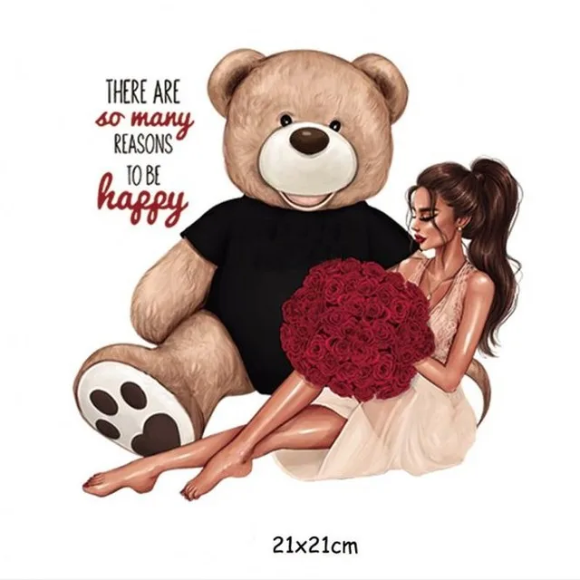 Горячие девушки мама ребенок королева железные нашивки для DIY теплопередача