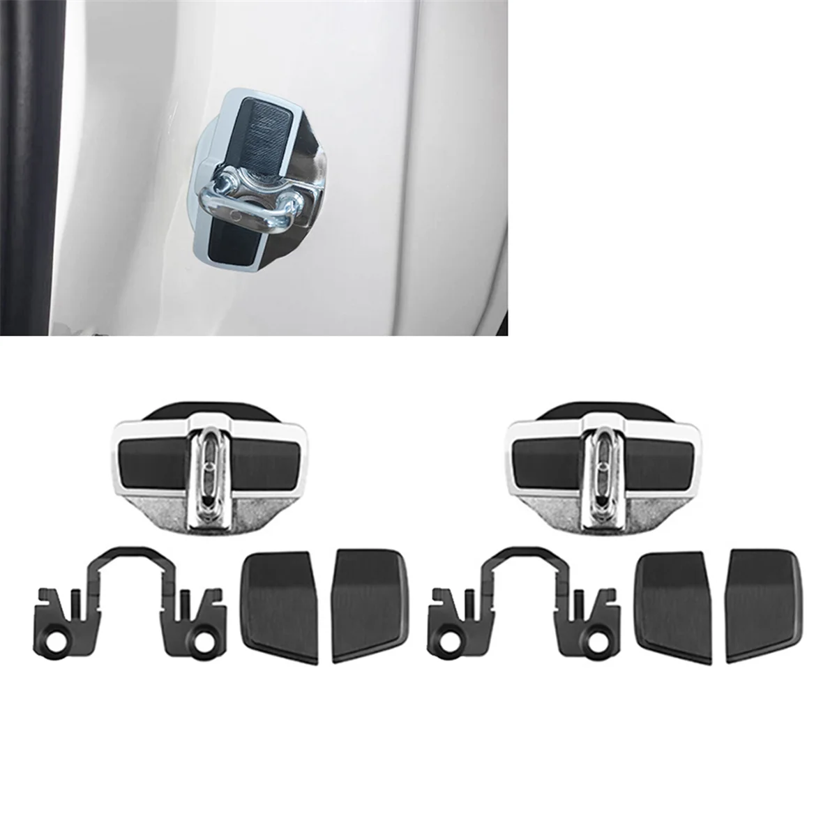 2 набора защитные защелки для дверного замка TRD со стабилизатором Nissan All Series