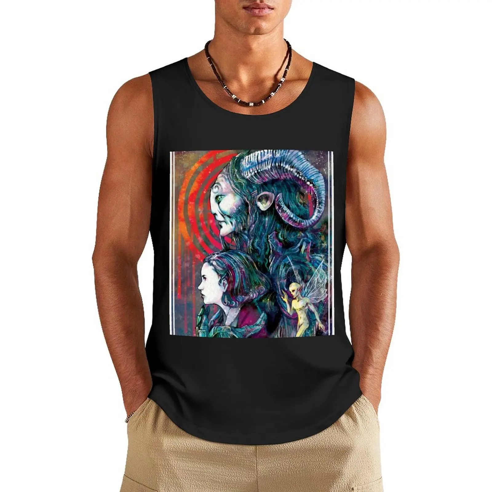 Спортивные костюмы The Princess and the Faun Tank Top Мужская футболка