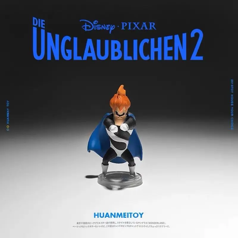 

Красивая экшн-фигурка из мультфильма «Суперсемейка 2» Disney, статуэтка 5 см, кукла, мини-игрушки, модель, детские подарки