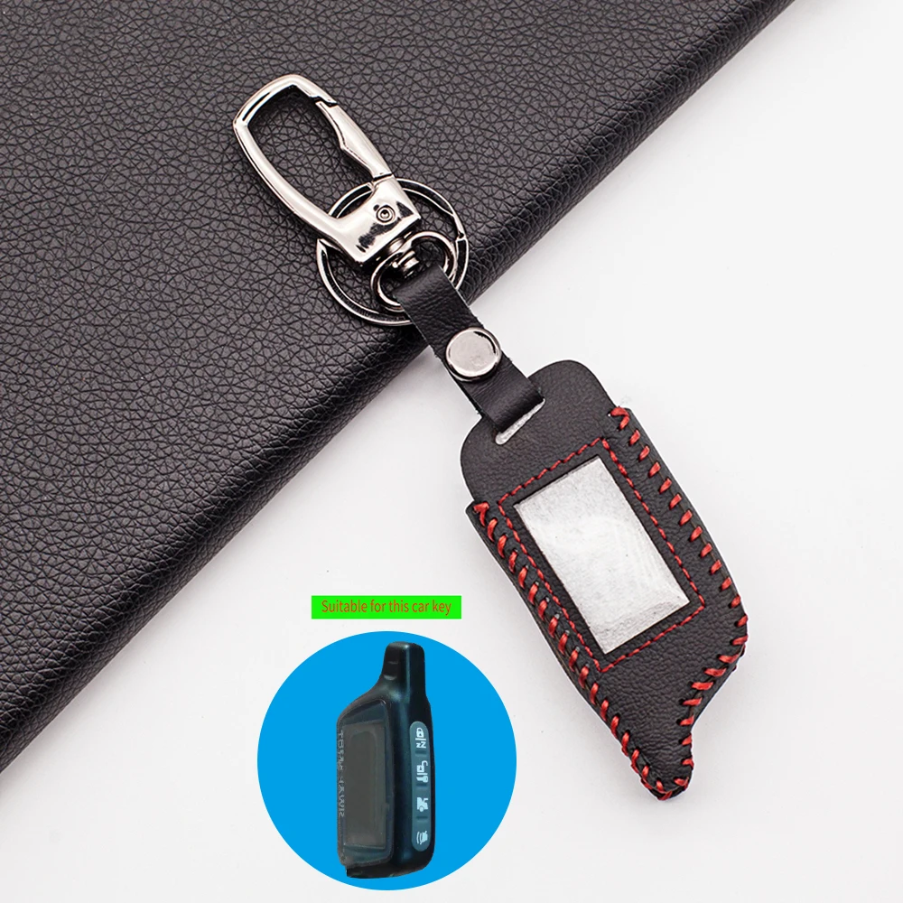 

Кожаный брелок для автомобильной сигнализации TOMAHAWK X5 X3 с ЖК-дисплеем