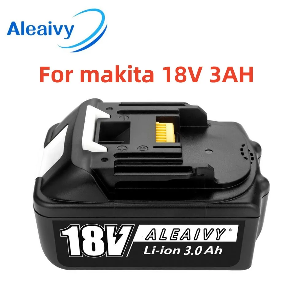 

Original Makita 18V 3000mAh 3.0Ah Rechargeable Power Tools Battery with LED Li-ion Replacement LXT BL1860B BL1860 BL1850