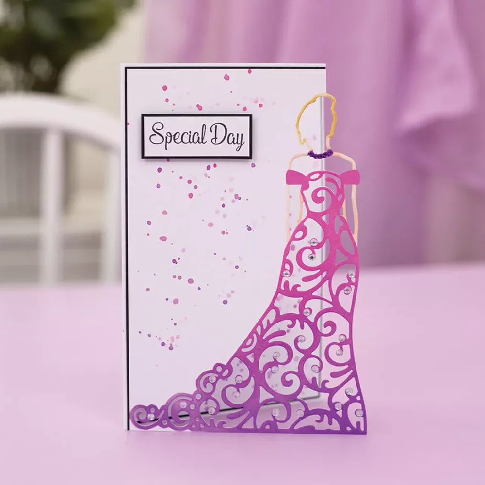 Металлические штампы Lucky Goddess коллекция угловых краев сделай сам скрапбукинг