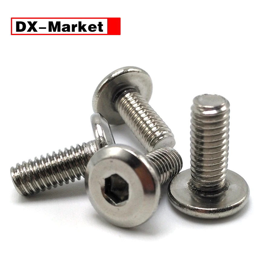 

[DX-market] M5, плоские винты с шестигранным отверстием, 304 дюйма, производитель металлических крепежных элементов из нержавеющей стали, A013