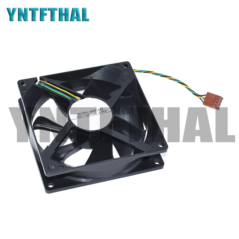 Оригинальный Φ 3610RL-04W-S66 DC12V 0.50A четыре линии 92*92*25 мм охлаждающий вентилятор