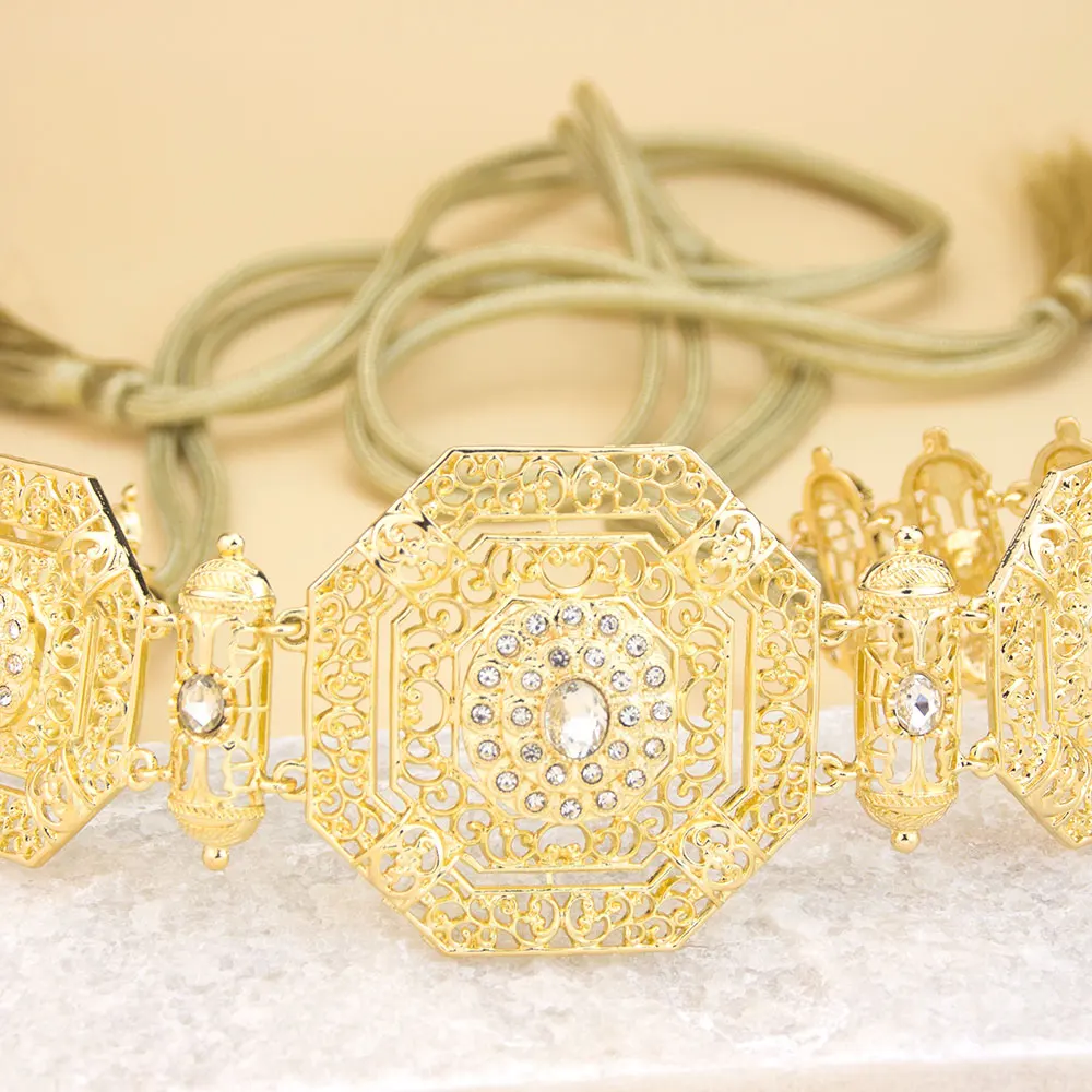 Sunspicems шикарный марокканский кафтан пояс веревка с кисточками поясная цепочка