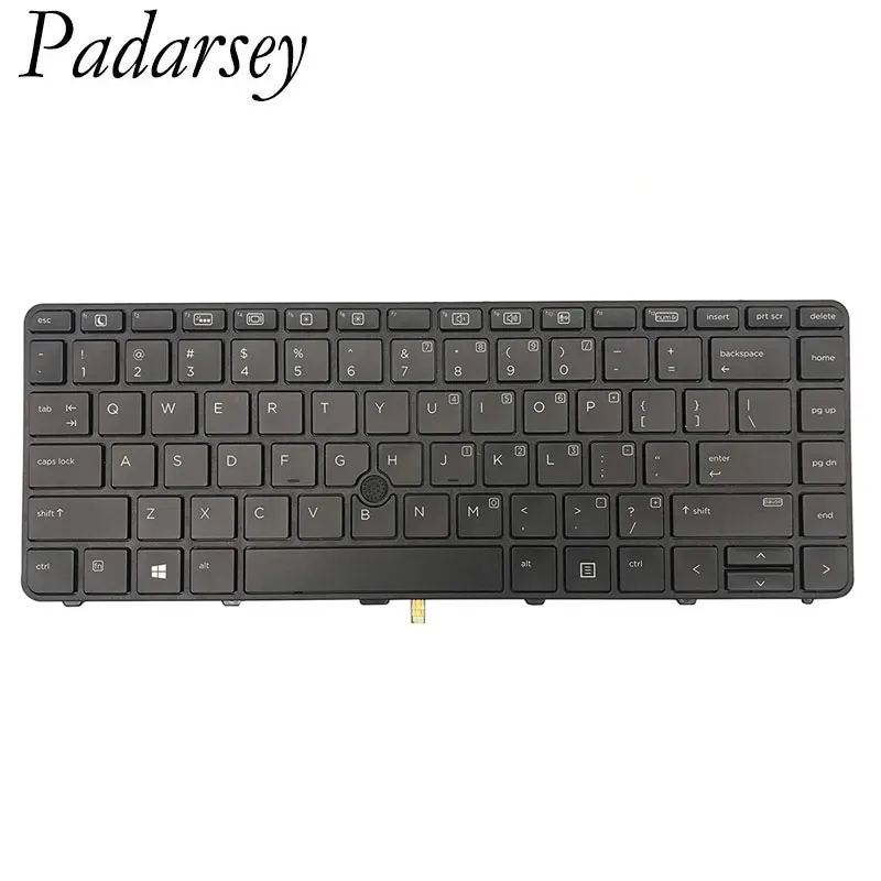 Сменная английская клавиатура Padarsey для ноутбука HP Probook 640 G2 G3 645 430 G4 440 с подсветкой