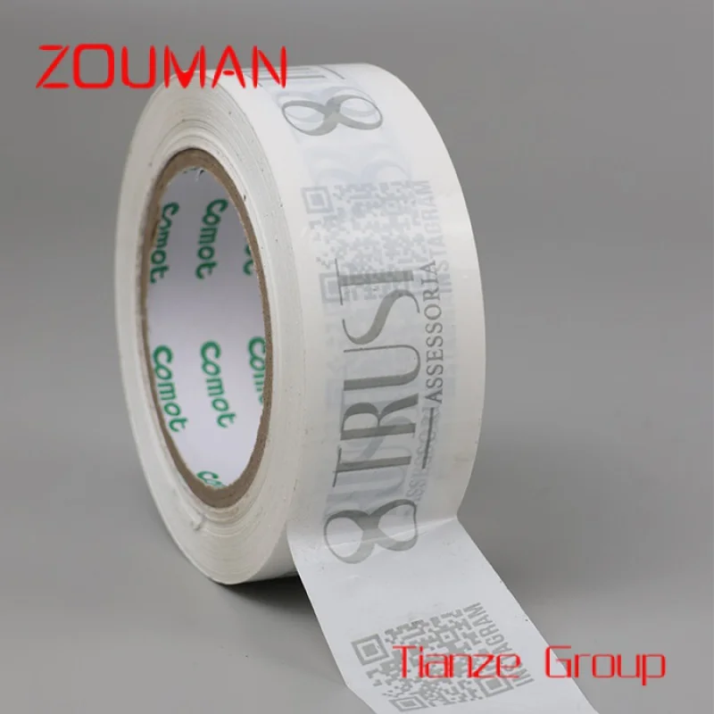 Фирменные поставщики Jumbo Roll клейкая печать индивидуальный логотип напечатанный