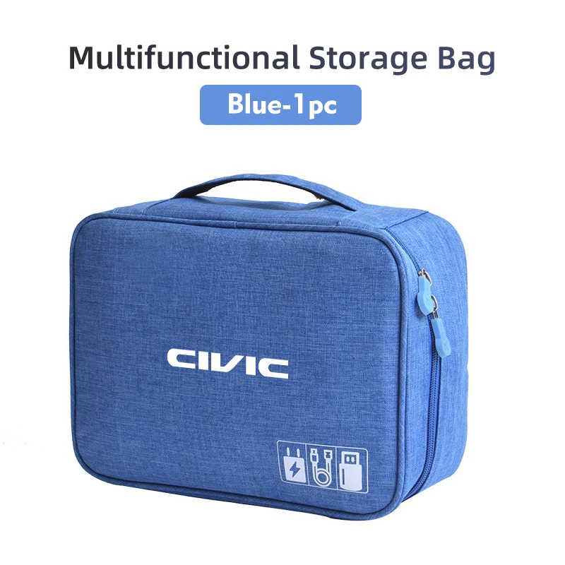 

Портативная автомобильная сумка для хранения, чехол для переноски, USB-зарядное устройство, устройство для намотки кабеля для Honda typer civic 4d, 10-го поколения, 8, 2014 2015 2016 2017 2018