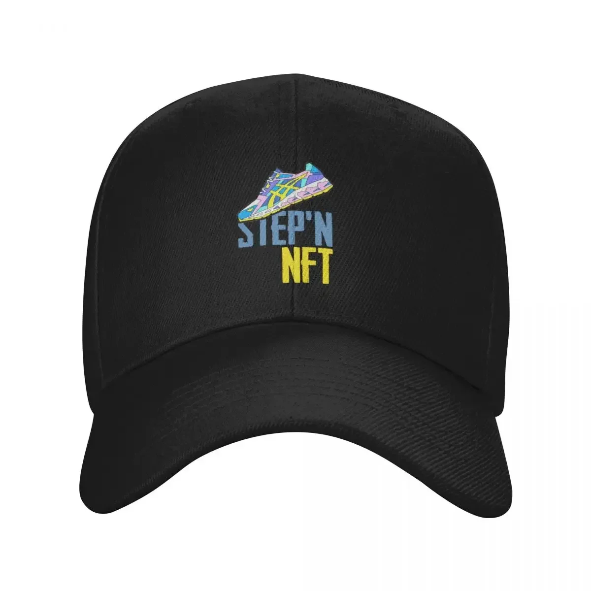Stepn Nft Trending Crypto Бейсбольная кепка Одежда для гольфа Bobble Hat Мужская женская пляжная