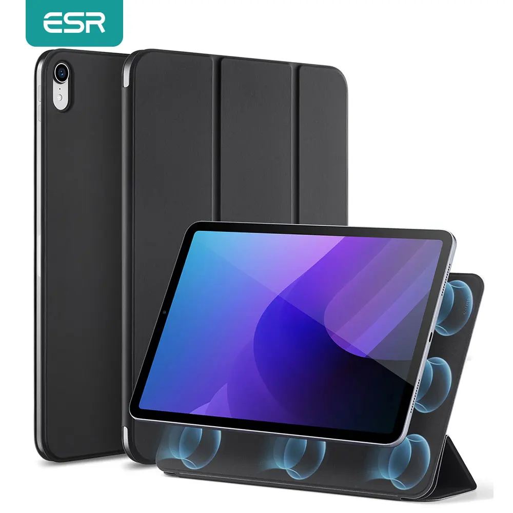 

Чехол ESR для iPad 10 2022 Магнитный чехол для iPad 10 2022 прочный защитный чехол с поддержкой карандаша 2 Автоматический Режим сна/пробуждения
