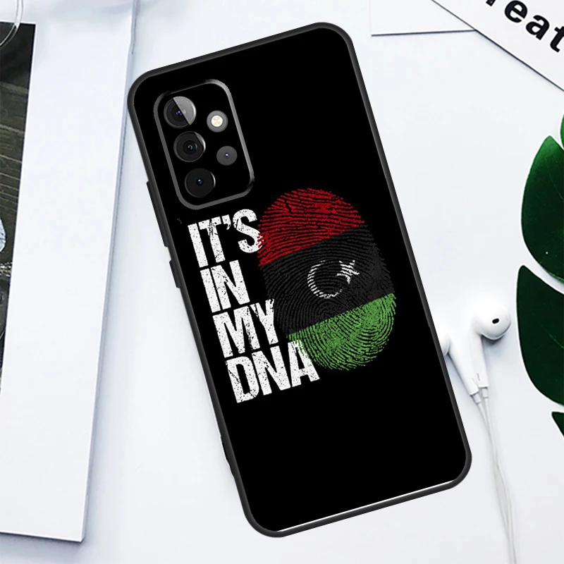 Флаг Ливии для Samsung Galaxy A06 A05 A16 A54 A34 A14 A55 A35 A15 A53 A33 A13 A22 A32 A52 Чехол телефона