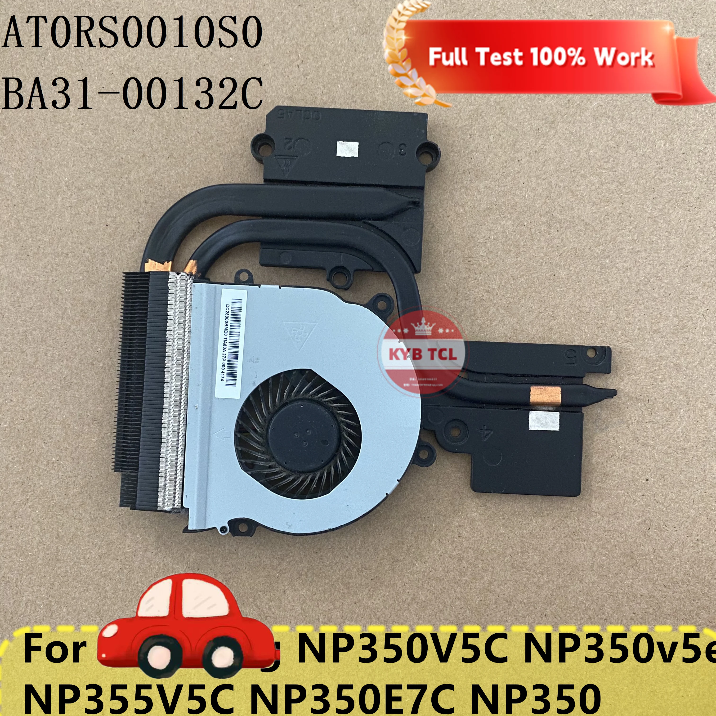 AT0RS0010S0 BA31-00132C ноутбук для Samsung NP350V5C NP350v5e NP355V5C NP350E7C NP350 Вентилятор охлаждения