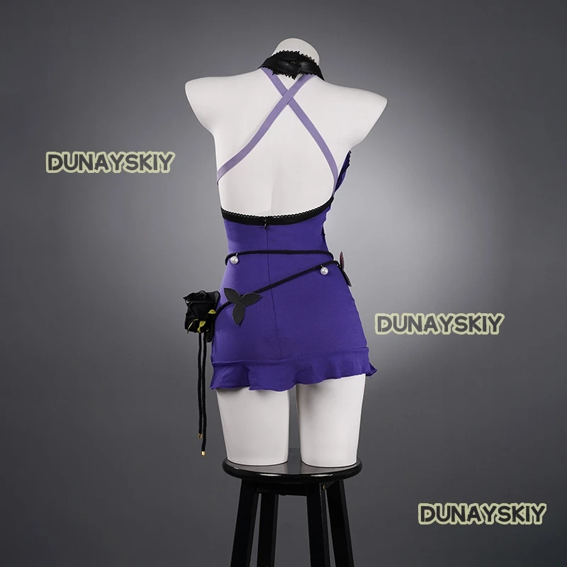 Final Fantasy VII Remake Тифа Локхарт косплей костюм для взрослых женщин вечерние синее