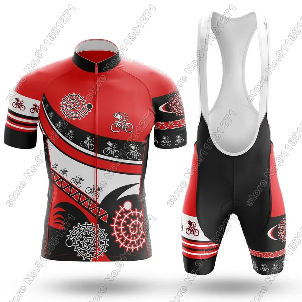 2024 Kokopelli Велоспорт Джерси комплект смешной мультфильм аниме одежда для мужчин