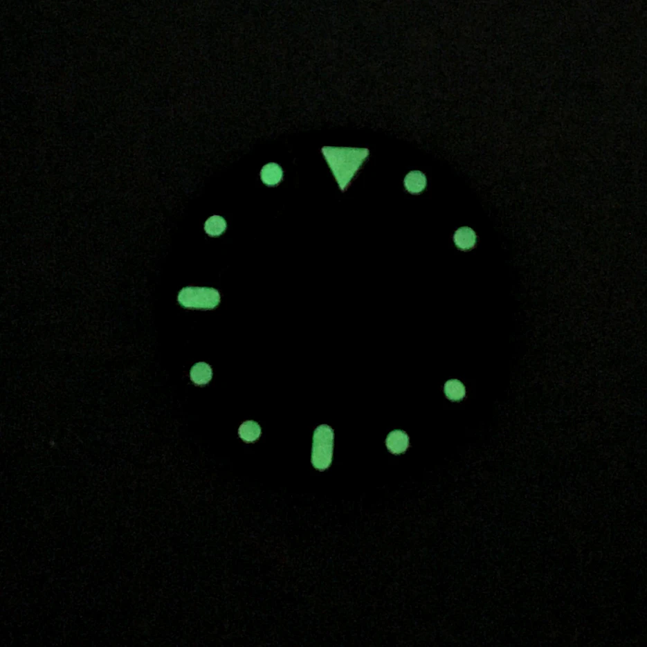 No Logo 28.5mm Watch Dial Substitute Modified Dial Luminous Literal for NH35A Movement BD2 Men Watch Accessories