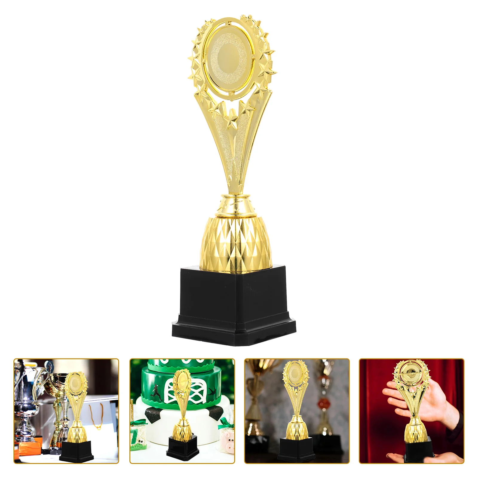 

Trophy Universal Kids Model Mini Baseball Poker Dance Decoration Plastic Student