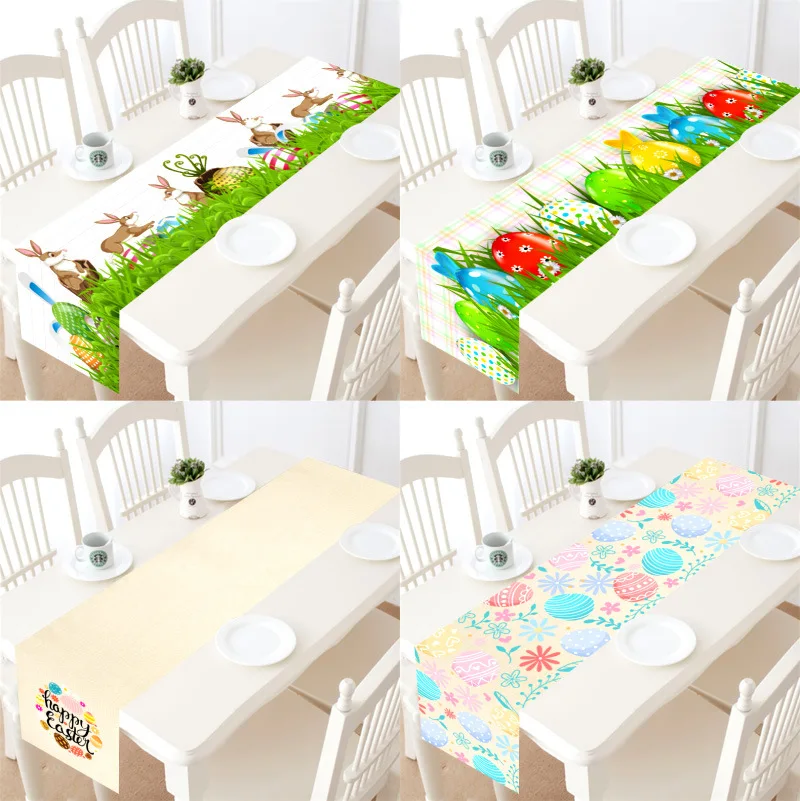 

The new 2023 Easter tablecloth American family restaurant rabbit turnip tea table_DAN215