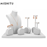 mishitu soild wood jewelry display set watch ring earrings stand jewelry storage rack premium decoration customizable