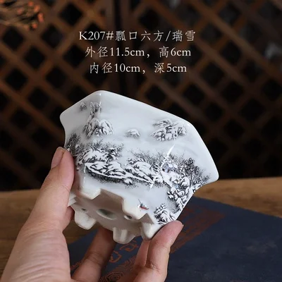 

Китайский фарфоровый горшок для бонсай