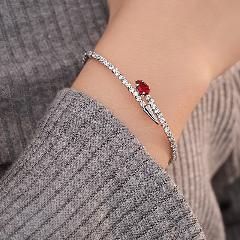 Циркониевый браслет с регулируемым открыванием