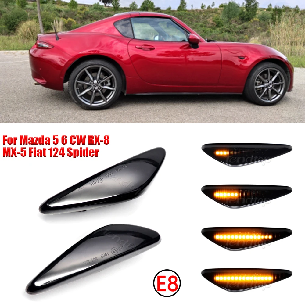 Мигающий светодиодный динамический поворотник указатель поворота светильник