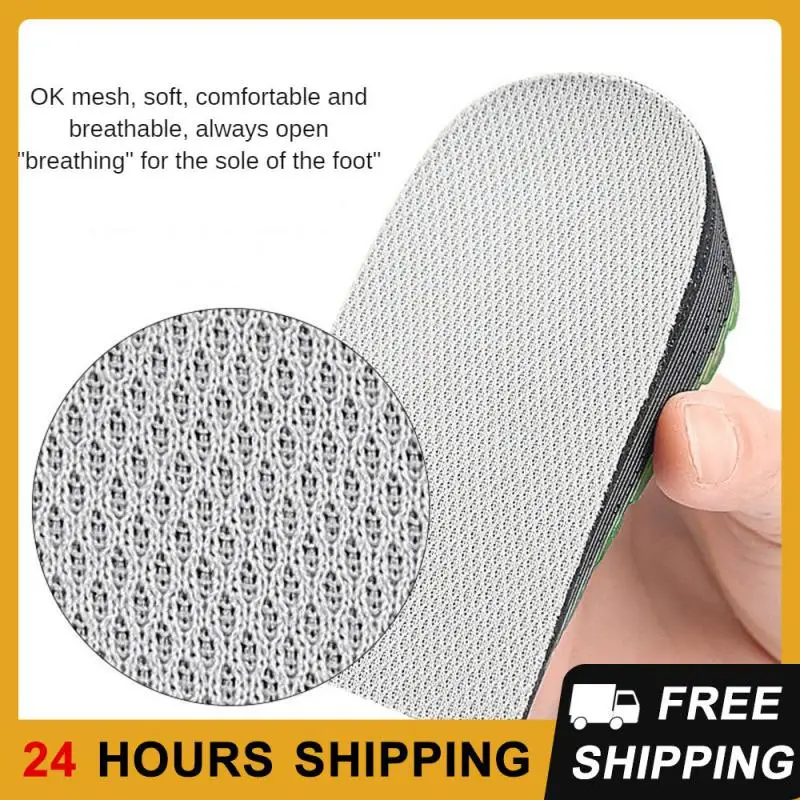

Inner Height Increasing Insole Bottom Bump 1 Pair Invisible Heightening Insole Shoe Accessories Boots Half Pad Durable