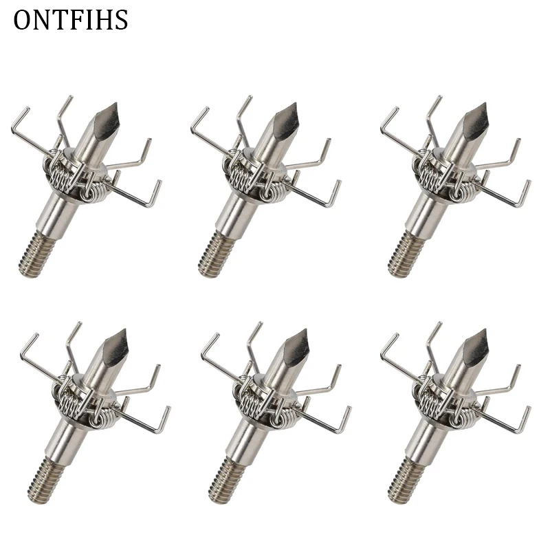 

3 Pcs Judo Broadheads 100 Grains 4mm Screws Stainless Steel Arrow Point Arrowhead Hunting Archery For Compound Bow Target