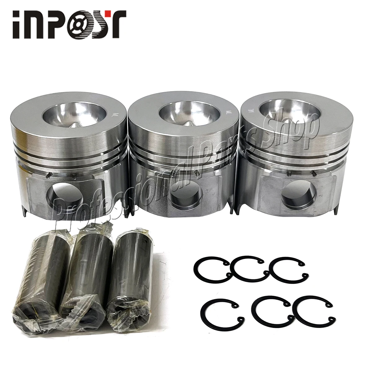 3TN84L 3 шт. поршень + комплект колец STD для Yanmar