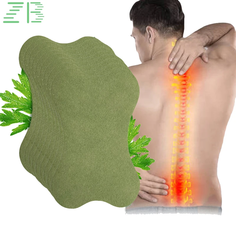 

12PCS ZB Back Pain Cure Plaster Wormwood Extract Lumbar Spine Patch Joint Pain Relief Heating Body Massager Adhesive Stickers