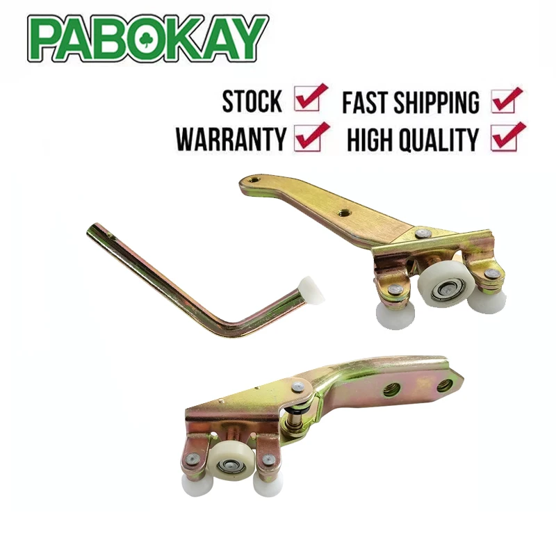 Набор правых раздвижных нижних и средних роликов для VW T4 Transporter 1990-2003 701843436 701843406B