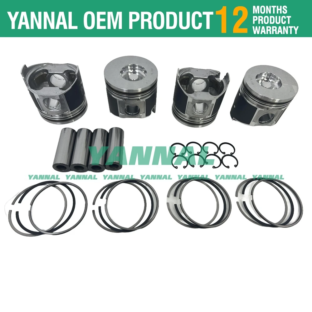 Негабаритный комплект +0 50 мм 4TNE84 для двигателя Yanmar John Deere 6675 990 4510