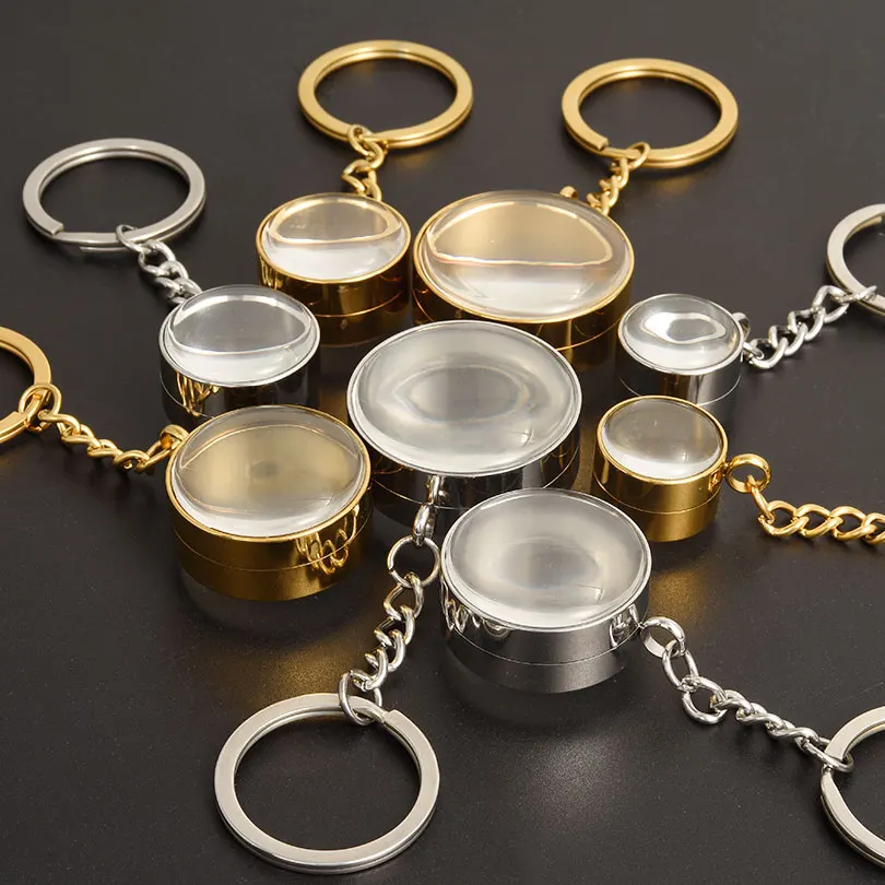 1 шт. открывающийся круглый стеклянный медальон из нержавеющей стали держатель