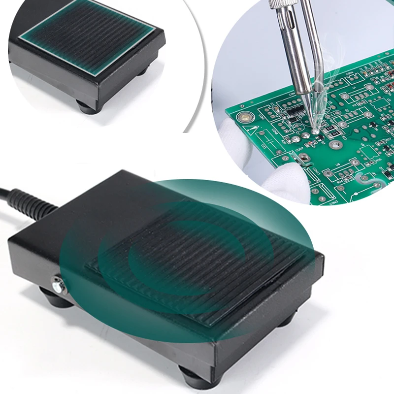 Высокомощный паяльник 928DT паяльная станция педального типа с постоянной