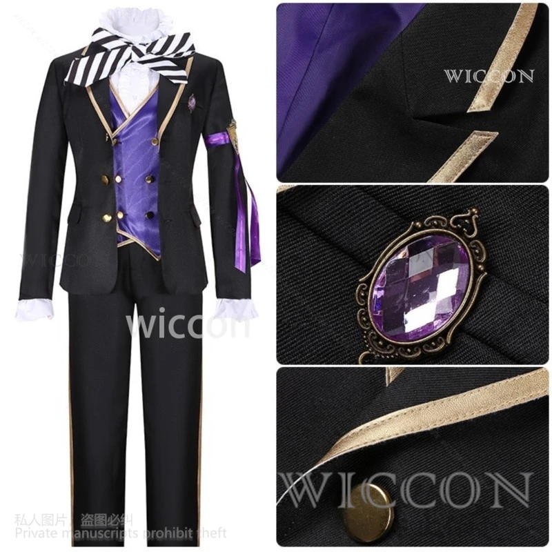 Аниме игра Twisted-Wonderland Pomefiore Diasomnia жилет косплей Epel Felmier костюм Хэллоуин