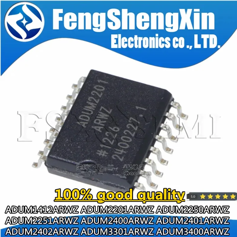 

(1-5)pcs ADUM1412ARWZ ADUM2201ARWZ ADUM2250ARWZ ADUM2251ARWZ ADUM2400ARWZ ADUM2401ARWZ ADUM2402ARWZ ADUM3301ARWZ ADUM3400ARWZ